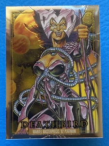 2024 Skybox Marvel Masterpieces '92 Platinum Deathbird #73 - Bild 1 von 2