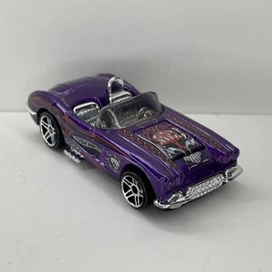 De colección Mattel Hot Wheels Azul 56’ Corvette Convertible Capó Abre Raro Coche 1994 - Imagen 1 de 10