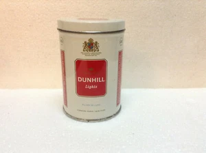 Vintage DUNHILL LIGHTS Cigarette Storage Tin Can #2 - Picture 1 of 11