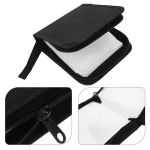 2 Stück CD Aufbewahrungstasche klein DVD Etui Reisekoffer Halter Tragetasche - Bild 1 von 12