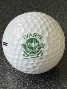 WILSON ULTRA GOLF BALL W/ 2023 IVARS GRAND CLAM GOLF CLASSIC / SISCO LOGO -EX/MT - Picture 1 of 3