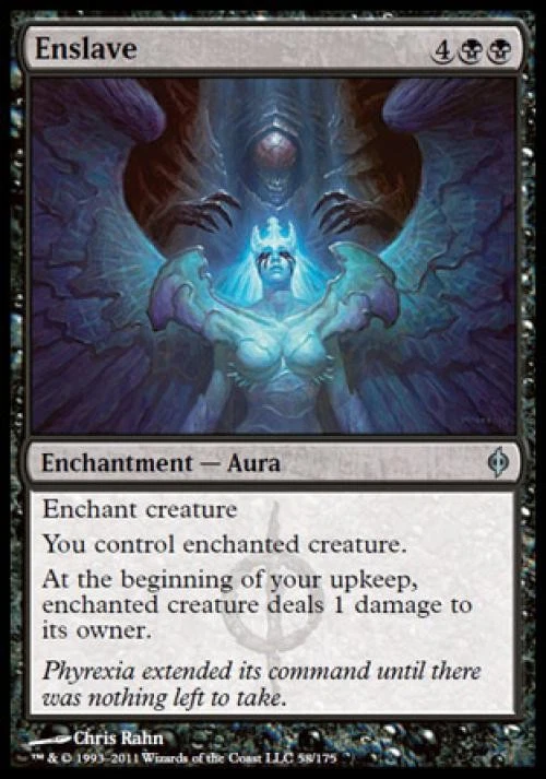 Enslave - Medium Play MTG New Phyrexia - Image 1 of 1