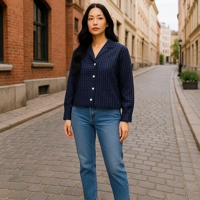 DONNA RICCO 小号罩衫,尺寸 12P — 第 1/4 张图片