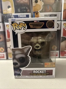 Funko Pop Marvel #1211 Rocket Guardianes de la Galaxia Vol 3 Boxlunch con Protector - Imagen 1 de 6