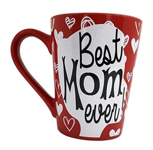 Mothers Day Coffee Mug Gifts - Best Mom Ever Ceramic Tea Cup - Birthday - Picture 1 of 8