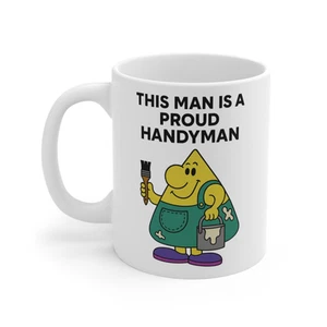 This Man Is a Proud Handwerker Tasse - Zum Selbermachen Liebhaber Keramik Kaffeetasse Geschenk - Bild 1 von 3