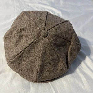 Vintage Stetson Zeitungsjungenhut hellbraun Druckknopfkrempe 7 - 7 1/8 - Bild 1 von 10