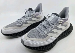 New Adidas Women’s 4DFWD 2 Halo Silver Matte Purple Running Shoes Sz 6.5 Unworn - Picture 1 of 7