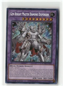 Yugioh Gem-Knight Master Diamond Dispersion BLMM-EN020 Secret Rare NM 1st Ed - Picture 1 of 2