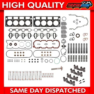 Juego de juntas de cabeza AFM para GMC Yukon XL Chevrolet Silverado 5.3 pernos elevadores Foto 1 de 4