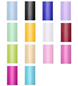 (0,17€/m) Tüll Stoff 9m x 15cm-Hochzeit Tischläufer Deko Floristik Tischband  - Bild 1 von 15