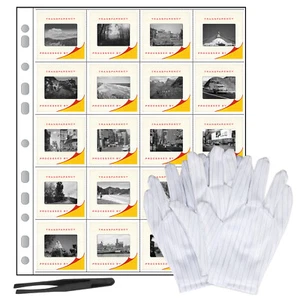 30 Pages Archival Negative Sheets 35mm 135 Film Acid-Free Storage Sleeves Slide - Picture 1 of 11