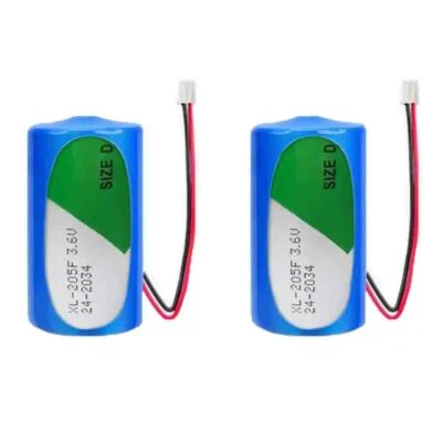 2pcs XL-205F 3.6V D 19000MAH Battery 2.54 Plug PLC Memory Backup Power Supply - Image 1 of 2
