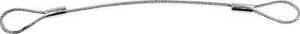 Allstar Performance 18461 Hood Pin Lanyard 6 in Long 1/16 in Steel Cable Wire - Bild 1 von 1