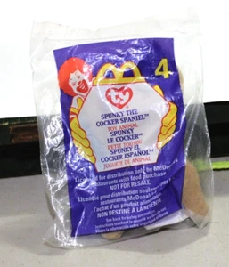 McDonalds TY Beanie Baby 1993/1999 NEW Rare Find! Spunky the Cocker Spaniel - Picture 1 of 4