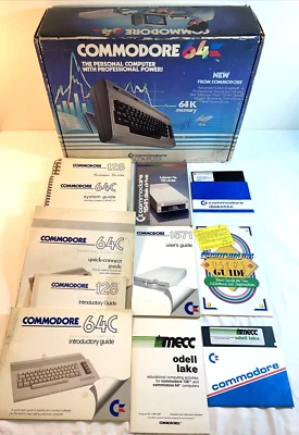 COMMODORE 64 Computer Vintage VTG Original **BOX, GUIDES & FOAM INSERTS ONLY** - Image 1 of 4