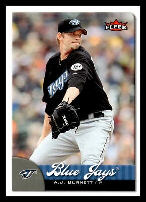 Fleer #15 A.J. 2007 Béisbol Burnett Toronto Blue Jays casi nuevo Foto 1 de 2