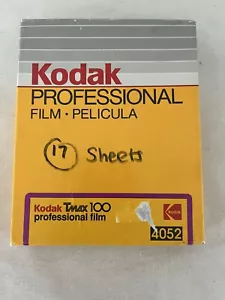 Kodak TMAX 100 4x5 Film - Open Box - 17 Sheets - 4052 - Expired 06/1993 - Picture 1 of 4