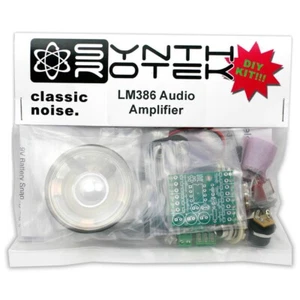 LM386 Audio Amplifier Kit - Guitar Synth Instrument Mini Amp Speaker Synthrotek - Picture 1 of 4