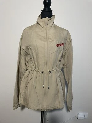 AALTO Womens Winner Windbreaker Beige Linen Viscose - Image 1 of 4