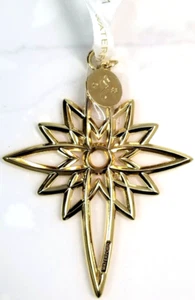Ornamento Waterford 2021 Golden Star en caja con etiqueta #1059610 - Imagen 1 de 9