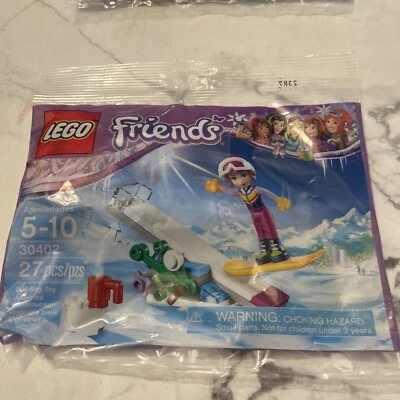 LEGO Friends 30402 - Trucos de snowboard - Bolsa de polietileno nueva y sellada con minifigura Foto 1 de 2
