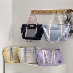 Nylon Shoulder Bag Large Capacity Student Handbag Fashion Messenger Bag - Picture 1 of 15