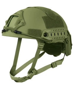 Kombat UK Tactical Airsoft Fast Helmet Replica Olive Green Military Army Style - Picture 1 of 1