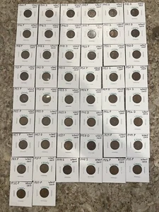 Lot of 50 Lincoln Wheat Cents in Avg. Cir.  Cond.🌟All Different Dates 🌟 - Picture 1 of 9