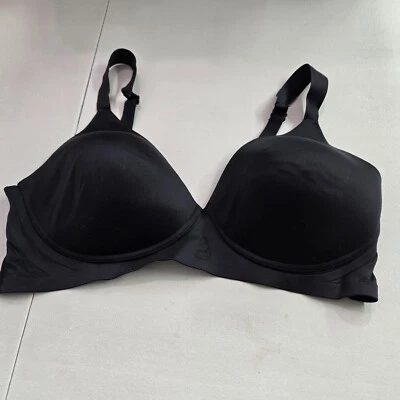 Sujetador Bali Mujer Grande Negro Ligeramente Forrado Suave Camiseta Inalámbrica Foto 1 de 4
