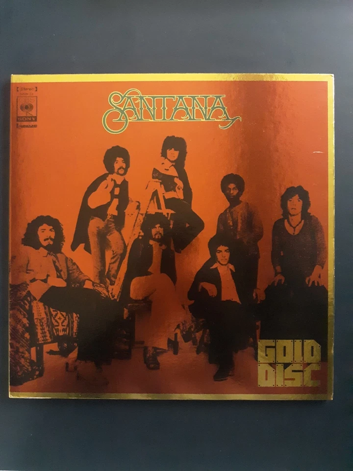 Santana Gold Disc 1973 Sony #SOPN16 Japan Press Gatefold w/8-Page Insert No OBI - Image 1 of 4