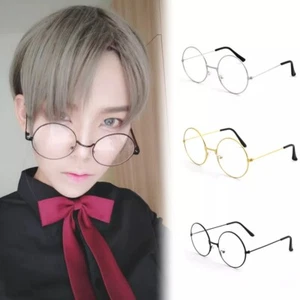 Meganekko Harry Potter Pidge Cosplay Brille rund Metallgestell klar Len Eyewear - Bild 1 von 11