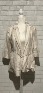 Free People Doe & Rae Cream Tie Strap Blazer NWOT - Picture 1 of 1