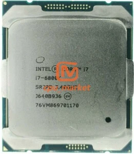 Intel Cores i7-6800K SR2PD 3.40GHz 6 Cores 12 Threads LGA2011-3 CPU Processor - Picture 1 of 1