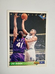 CARD UPPER DECK 92-93 NBA ITA DALLAS MAVERICKS JIM JACKSON n 136