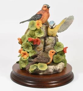 Large Border Fine Arts Sculpture by Ayres SOC5 After The Rain ~ Bird Figurine - Picture 1 of 5