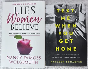 Nancy D. Wolgemuth,Lies Women Believe;Kayleen Schaefer,Text Me When You Get Home - Picture 1 of 23
