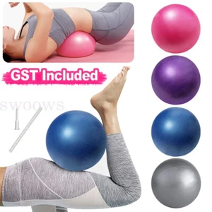 25cm Mini Yoga Ball Pilates Fitness Exercise Stability Ball Women Lady Gym Hot - Picture 1 of 16