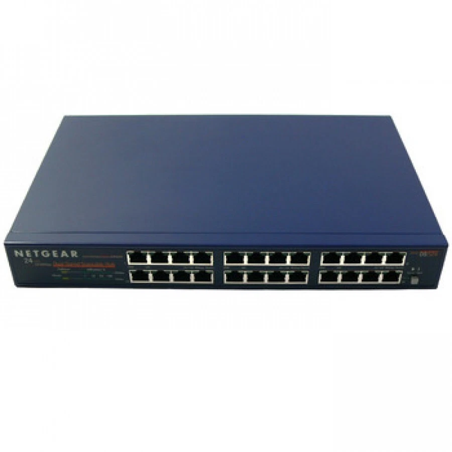 NETGEAR DS524 24-Port 10/100 Mbps Dual Speed Stackable Hub  - Image 1 of 1