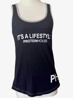 Camiseta sin mangas Next Level Apparel para mujer PH "It'sA Lifestyle" negra Foto 1 de 4