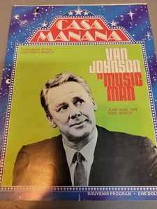 Programa de recuerdos de colección Casa Mañana Manana 1975 The Music Man Fort Worth - Imagen 1 de 3