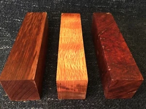 Knife scale blocks. Jarrah. Sheoak. Burl. Woodturning spindles. Craft wood - Picture 1 of 4