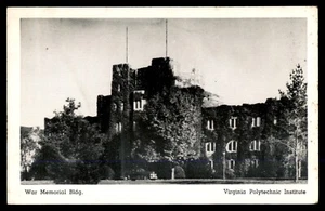 Postcard War Memorial Building, Virginia Polytechnic Institute, Blacksburg, VA - Picture 1 of 2