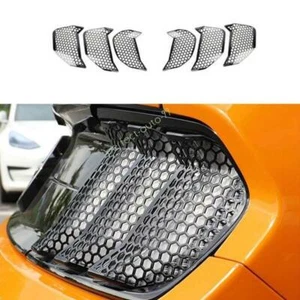 For Ford Mustang 2018-2022 2023 ABS Gloss Black Rear Tail Light Lamp Frame Trim - Foto 1 di 8