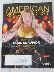 American Motorcyclist Magazine, Aug. 2021, Brittany Morrow Soul Survivor - Imagen 1 de 2
