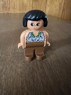 Lego Duplo Caveman Cave Woman 4555 Mini Figure Replacement Part - Image 1 of 4