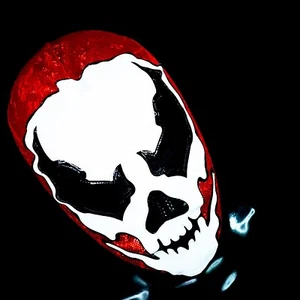 TOTENKOPF MASKE RINGERMASKE LUCHADOR WRESTLER LUCHA LIBRE MEXIKANISCHE MASKE KOSTÜM - Bild 1 von 10