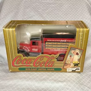 Vintage Coca Cola Ertl DieCast Metal Delivery Truck Bank 1993 2773 - Picture 1 of 4