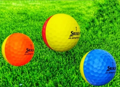 12 Srixon Q-Star Tour Divide Color Mix Good Quality Used Golf Balls AAA *SALE!* - Image 1 of 3