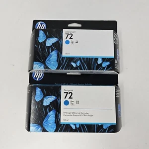 Nuevo Lote 2 Tintas Genuinas HP 72 Color Cian, Gris, Magenta 2020 y 2023 - Imagen 1 de 5